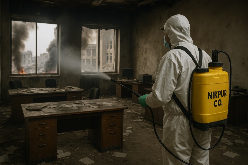 تاثیر سمپاشی بر سلامت مردم در زمان جنگ