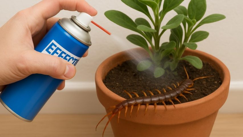 بهترین سم برای کشتن هزار پا در گلدان